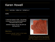 Tablet Screenshot of karenhowell.com